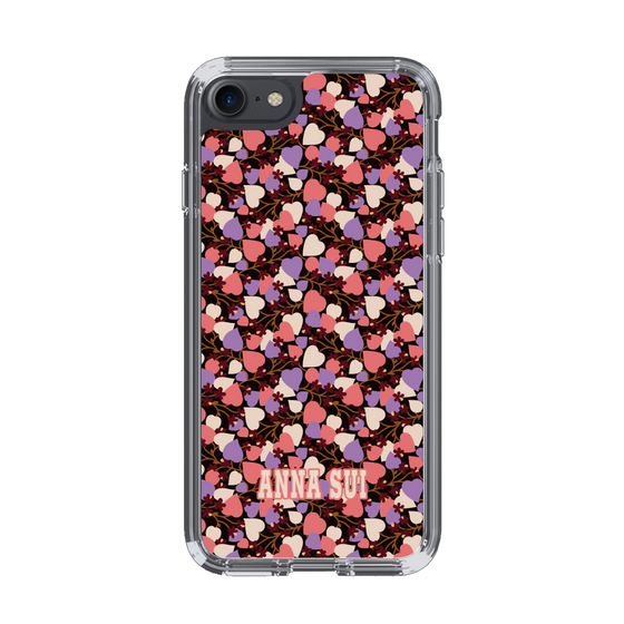 スリムプロテクションケース［ ANNA SUI - HEARTS VINE - PINK ］