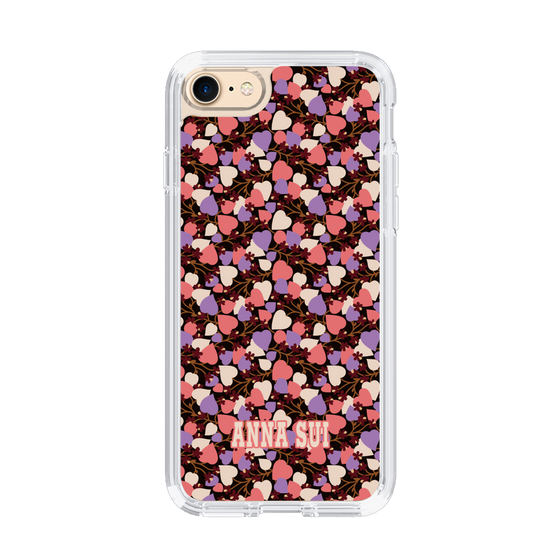 スリムプロテクションケース［ ANNA SUI - HEARTS VINE - PINK ］