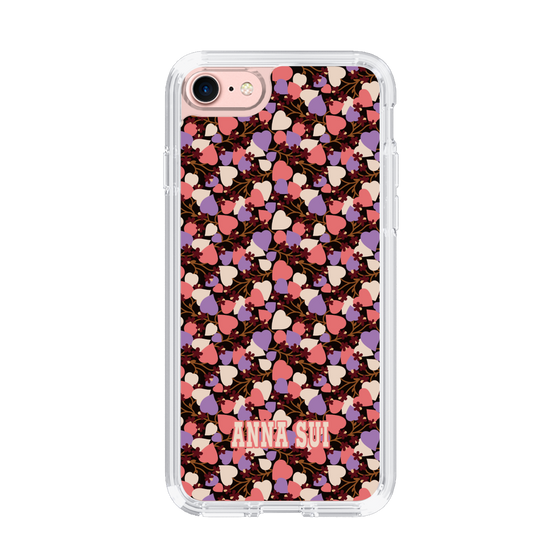 スリムプロテクションケース［ ANNA SUI - HEARTS VINE - PINK ］