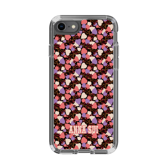スリムプロテクションケース［ ANNA SUI - HEARTS VINE - PINK ］
