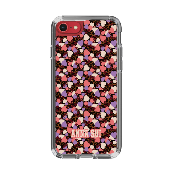 スリムプロテクションケース［ ANNA SUI - HEARTS VINE - PINK ］