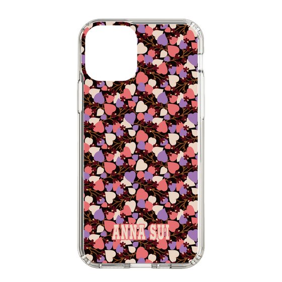 スリムプロテクションケース［ ANNA SUI - HEARTS VINE - PINK ］