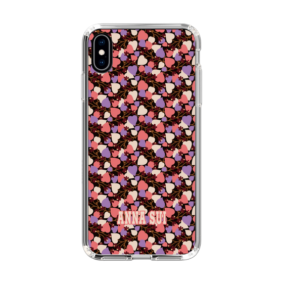 スリムプロテクションケース［ ANNA SUI - HEARTS VINE - PINK ］