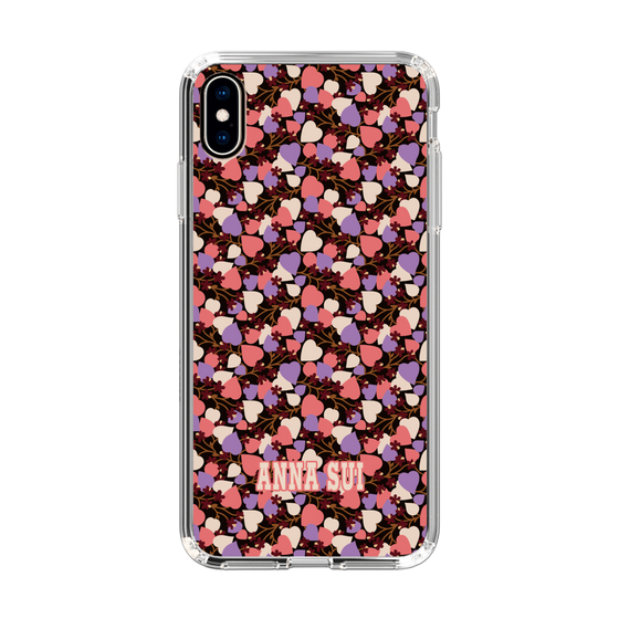 スリムプロテクションケース［ ANNA SUI - HEARTS VINE - PINK ］