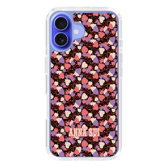 スリムプロテクションケース［ ANNA SUI - HEARTS VINE - PINK ］