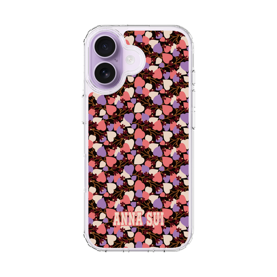 スリムプロテクションケース［ ANNA SUI - HEARTS VINE - PINK ］