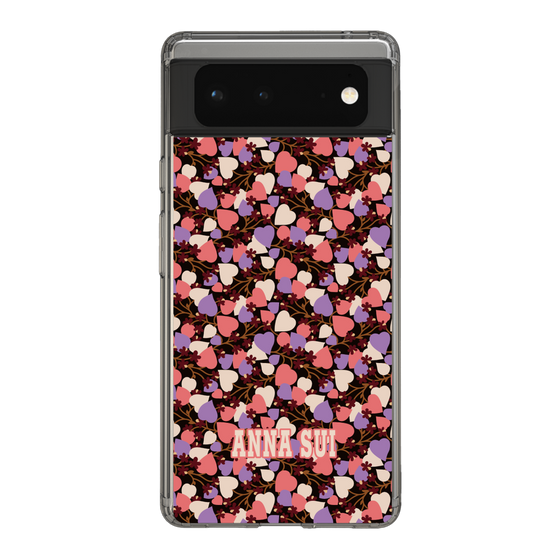 スリムプロテクションケース［ ANNA SUI - HEARTS VINE - PINK ］