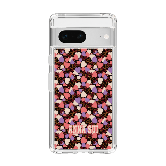 スリムプロテクションケース［ ANNA SUI - HEARTS VINE - PINK ］