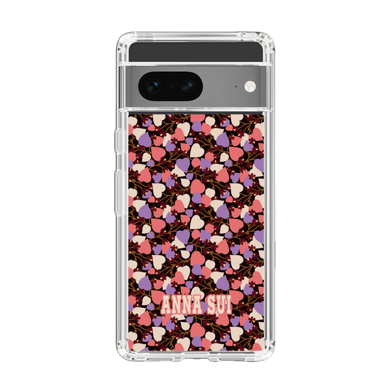 スリムプロテクションケース［ ANNA SUI - HEARTS VINE - PINK ］