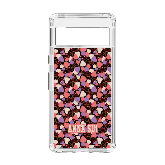 スリムプロテクションケース［ ANNA SUI - HEARTS VINE - PINK ］