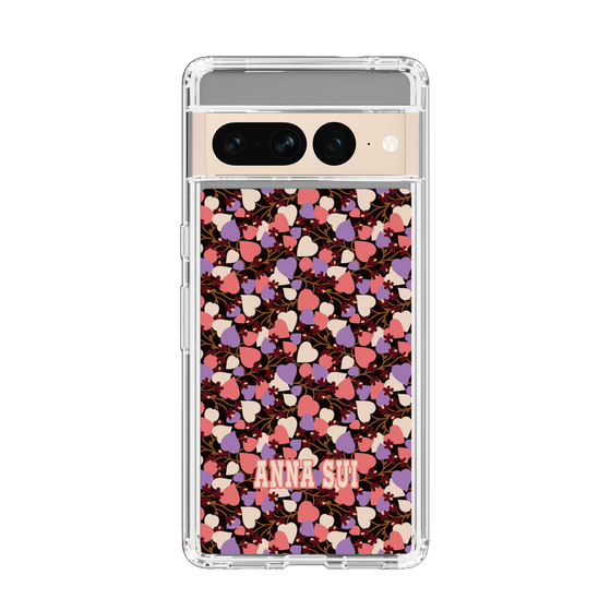 スリムプロテクションケース［ ANNA SUI - HEARTS VINE - PINK ］