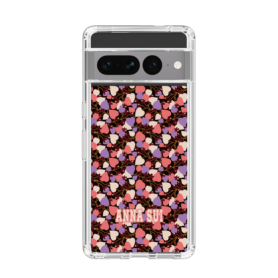 スリムプロテクションケース［ ANNA SUI - HEARTS VINE - PINK ］