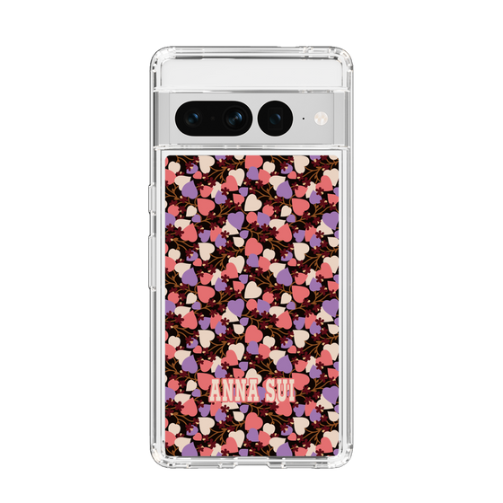 スリムプロテクションケース［ ANNA SUI - HEARTS VINE - PINK ］