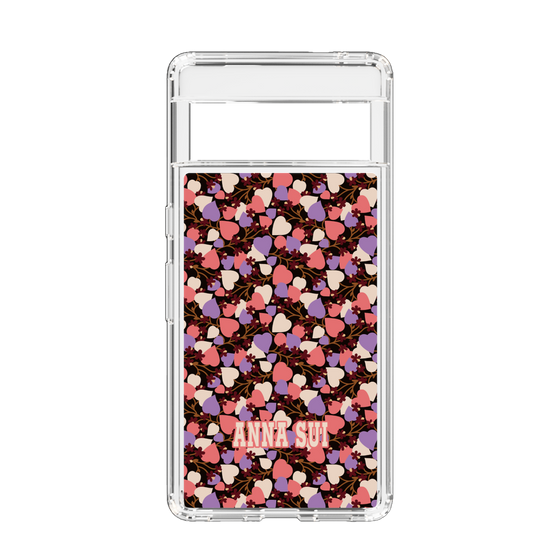 スリムプロテクションケース［ ANNA SUI - HEARTS VINE - PINK ］