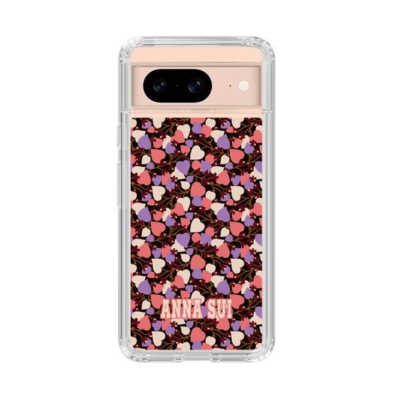 スリムプロテクションケース［ ANNA SUI - HEARTS VINE - PINK ］