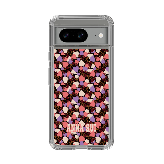 スリムプロテクションケース［ ANNA SUI - HEARTS VINE - PINK ］