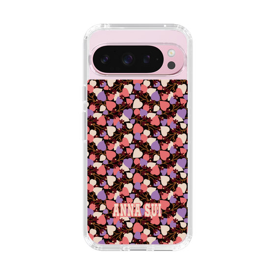 スリムプロテクションケース［ ANNA SUI - HEARTS VINE - PINK ］