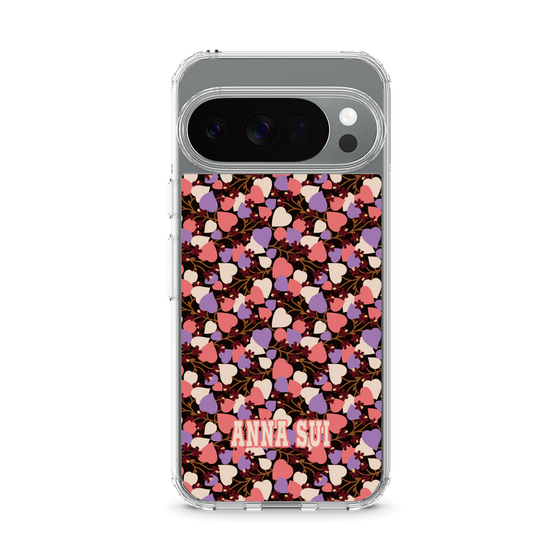 スリムプロテクションケース［ ANNA SUI - HEARTS VINE - PINK ］