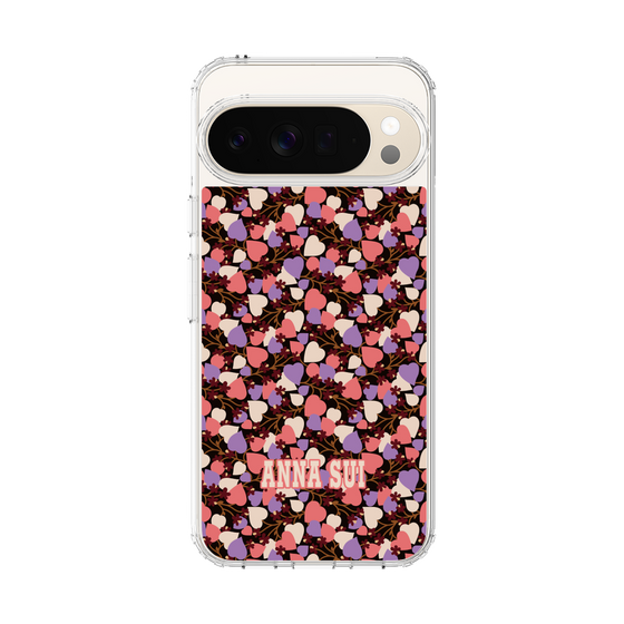 スリムプロテクションケース［ ANNA SUI - HEARTS VINE - PINK ］