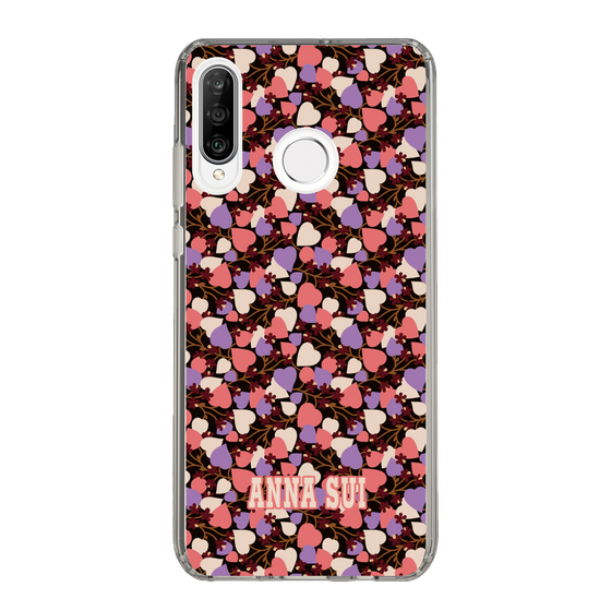 スリムプロテクションケース［ ANNA SUI - HEARTS VINE - PINK ］