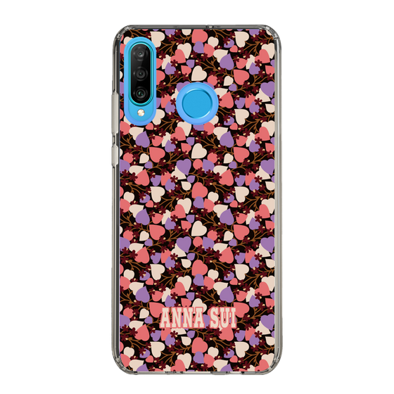 スリムプロテクションケース［ ANNA SUI - HEARTS VINE - PINK ］