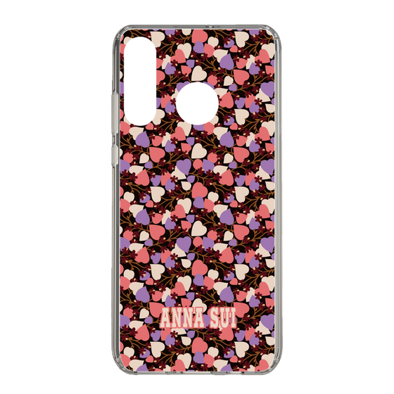 スリムプロテクションケース［ ANNA SUI - HEARTS VINE - PINK ］