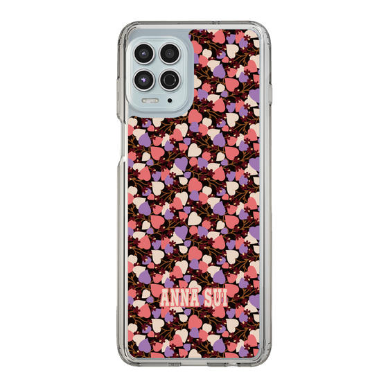 スリムプロテクションケース［ ANNA SUI - HEARTS VINE - PINK ］