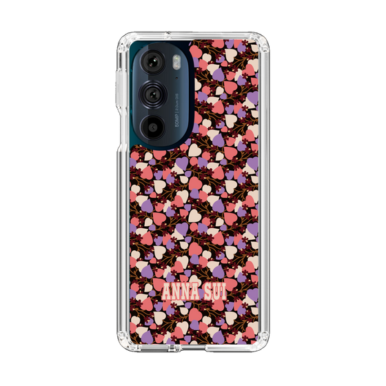 スリムプロテクションケース［ ANNA SUI - HEARTS VINE - PINK ］