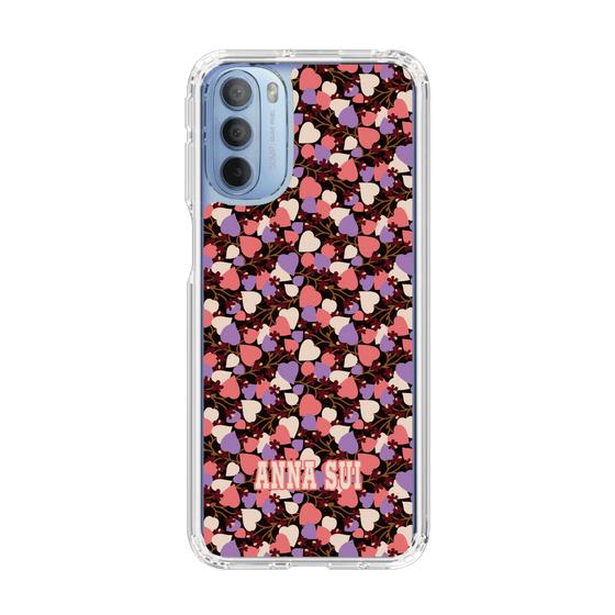 スリムプロテクションケース［ ANNA SUI - HEARTS VINE - PINK ］