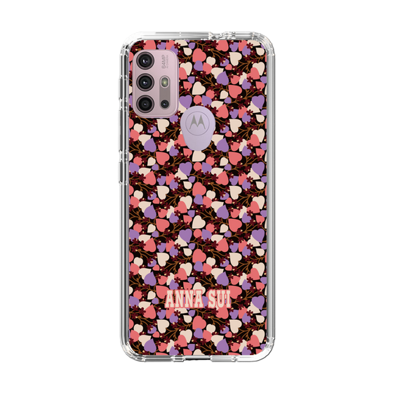 スリムプロテクションケース［ ANNA SUI - HEARTS VINE - PINK ］