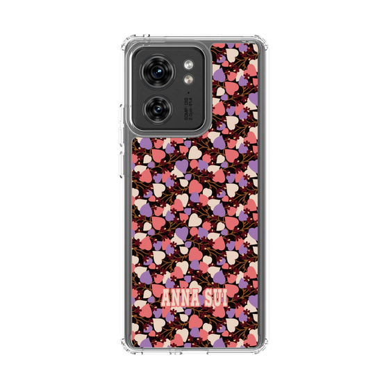 スリムプロテクションケース［ ANNA SUI - HEARTS VINE - PINK ］