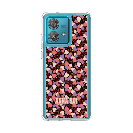 スリムプロテクションケース［ ANNA SUI - HEARTS VINE - PINK ］
