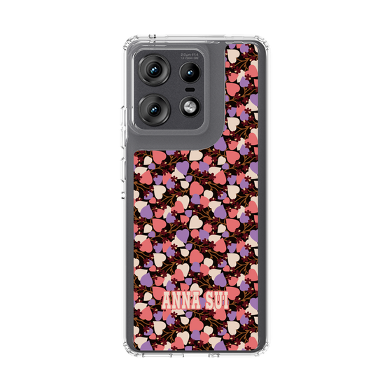 スリムプロテクションケース［ ANNA SUI - HEARTS VINE - PINK ］