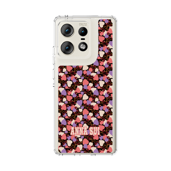 スリムプロテクションケース［ ANNA SUI - HEARTS VINE - PINK ］