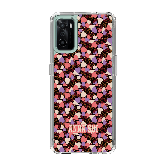 スリムプロテクションケース［ ANNA SUI - HEARTS VINE - PINK ］