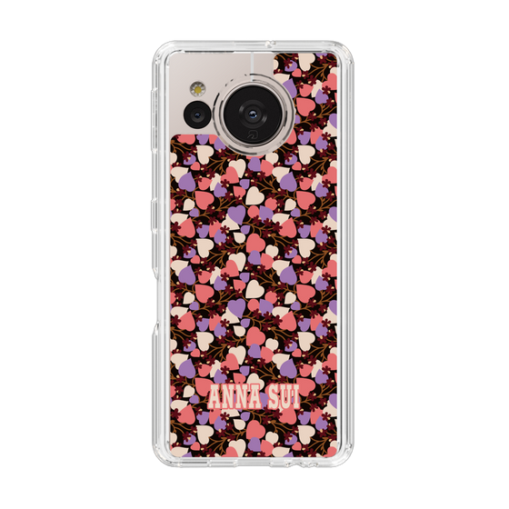 スリムプロテクションケース［ ANNA SUI - HEARTS VINE - PINK ］