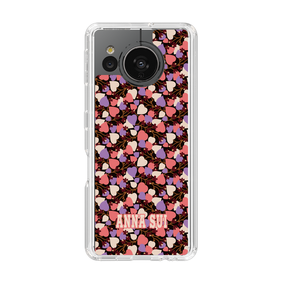 スリムプロテクションケース［ ANNA SUI - HEARTS VINE - PINK ］