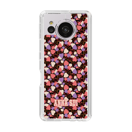 スリムプロテクションケース［ ANNA SUI - HEARTS VINE - PINK ］
