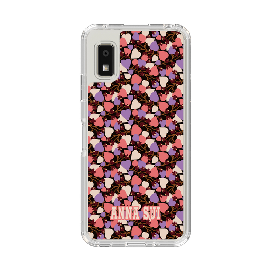 スリムプロテクションケース［ ANNA SUI - HEARTS VINE - PINK ］