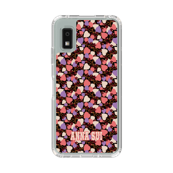 スリムプロテクションケース［ ANNA SUI - HEARTS VINE - PINK ］