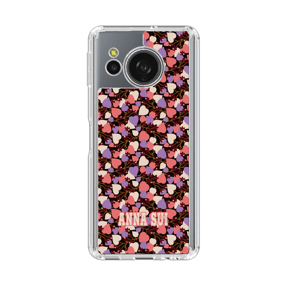 スリムプロテクションケース［ ANNA SUI - HEARTS VINE - PINK ］