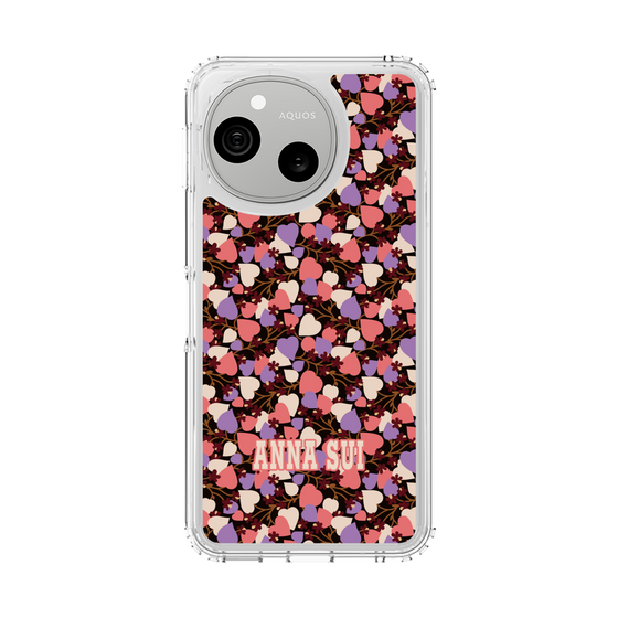 スリムプロテクションケース［ ANNA SUI - HEARTS VINE - PINK ］
