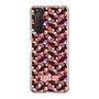 スリムプロテクションケース［ ANNA SUI - HEARTS VINE - PINK ］