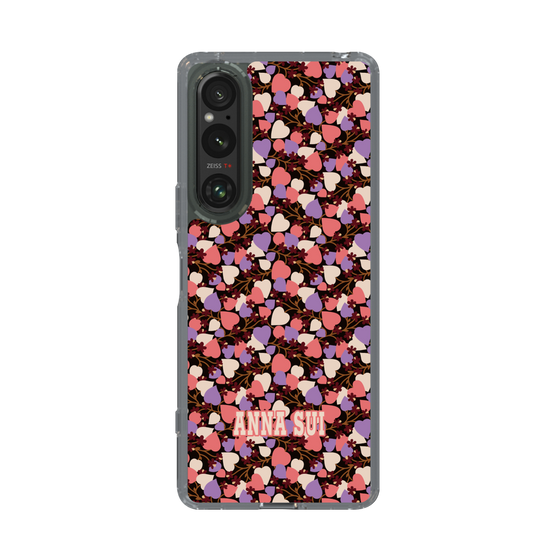 スリムプロテクションケース［ ANNA SUI - HEARTS VINE - PINK ］