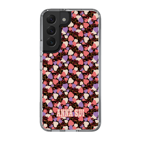 スリムプロテクションケース［ ANNA SUI - HEARTS VINE - PINK ］