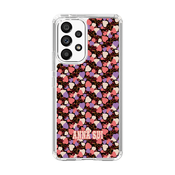 スリムプロテクションケース［ ANNA SUI - HEARTS VINE - PINK ］