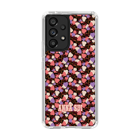 スリムプロテクションケース［ ANNA SUI - HEARTS VINE - PINK ］