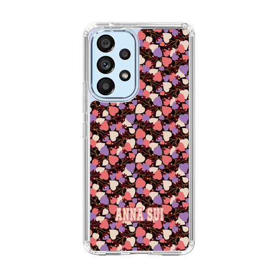 スリムプロテクションケース［ ANNA SUI - HEARTS VINE - PINK ］