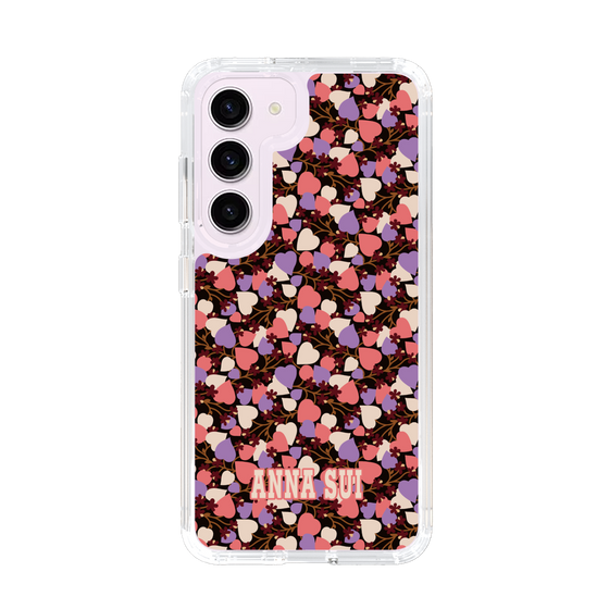 スリムプロテクションケース［ ANNA SUI - HEARTS VINE - PINK ］