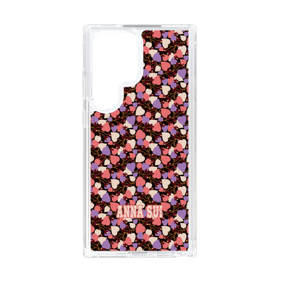 スリムプロテクションケース［ ANNA SUI - HEARTS VINE - PINK ］